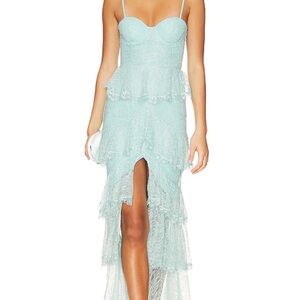 Majorelle Zelda Gown, light blue, size small
